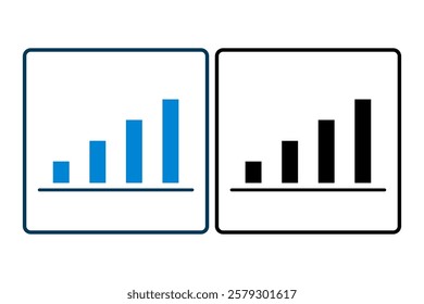 graph up icon vector. Icon related to graph and seo . suitable for web site, app, user interfaces, printable etc. solid icon style. simple vector design editable