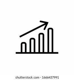 graph icon vector sign symbol isolated