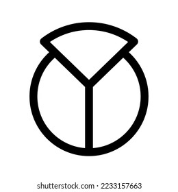 Graph Icon Vector Symbol Design Illustration