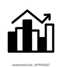 Graph Icon Vector Symbol Design Illustration