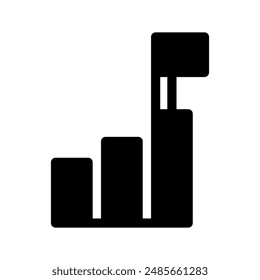 Graph Icon Vector Symbol Design Illustration