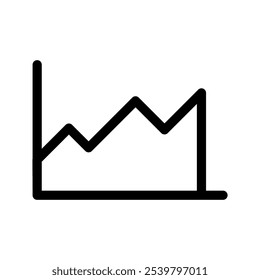Graph Icon Vector Symbol Design Illustration