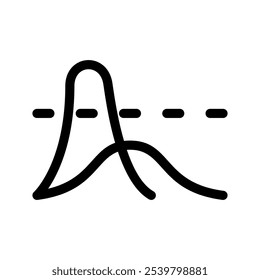 Graph Icon Vector Symbol Design Illustration