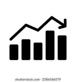 Graph Icon Vector Symbol Design Illustration