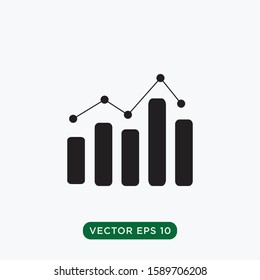 graph icon vector template design concept