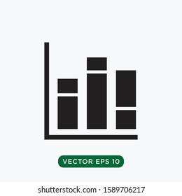 graph icon vector template design concept