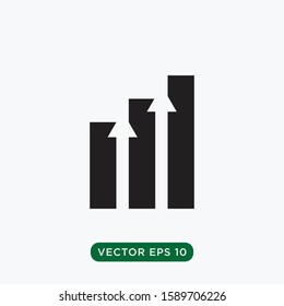 graph icon vector template design concept