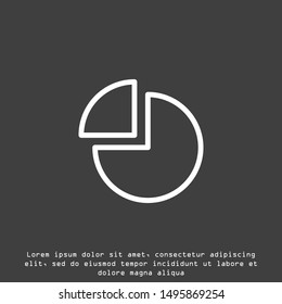 Graph Icon vector in trendy flat style isolated on gray background. Chart bar symbol for your web site design,Graph Icon vector logo, app, UI Growing bar graph icon in flat style. 
