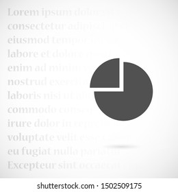 Graph Icon vector in trendy flat style isolated on gray background. Chart bar symbol for your web site design,Graph Icon vector logo, app, UI Growing bar graph icon in flat style. 