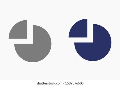 Graph Icon vector in trendy flat style isolated on gray background. Chart bar symbol for your web site design,Graph Icon vector logo, app, UI Growing bar graph icon in flat style. 