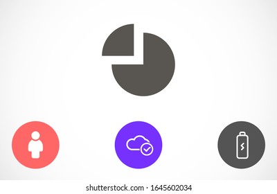 Graph Icon vector in trendy flat style isolated on gray background. Chart bar symbol for your web site design,Graph Icon vector logo, app, UI Growing bar graph icon in flat style.
