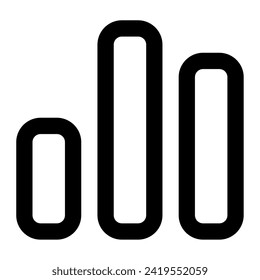 Graph Icon for web, app, uiux, infographic, etc