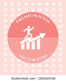 Graph Icon for Web, Applications, Software & Graphic Designs.