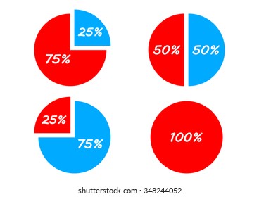  Graph icons on white background