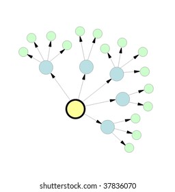graph, illustrating social network concept