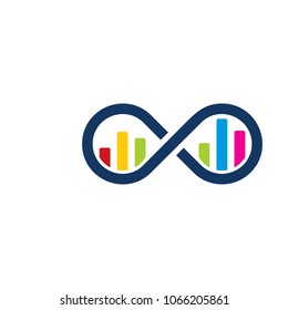 Graph Infinity Logo Icon Design