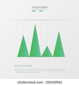 graph and infographic design   green color