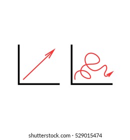 graph. Infographic diagram.