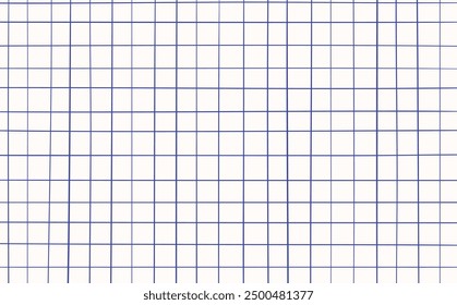 Graph ink doodle check paper. Printable squared grid paper with color lines. Geometric background for school, wrapping, invitations, card, scrapbooking, notebook, diary. Realistic lined paper blank.