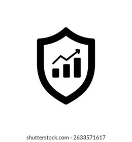 Gráfico Inside Escudo Estrutura Simbolizando Proteção e Segurança Financeira