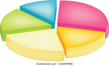 graph isolated on white background. illustration vector