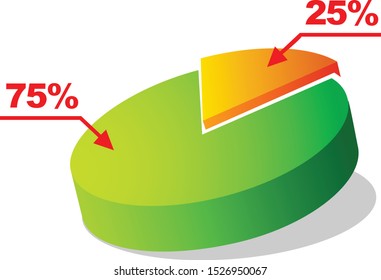 graph isolated on white background. illustration vector