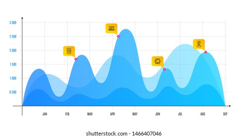 Graph laptop, Bus and Star line icons set. Infographic chart, financial data graphic. Businesswoman person sign. Mobile report, Tourism transport, Phone feedback. Female user. Business set. Vector