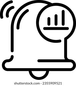 graph line icon illustration vector