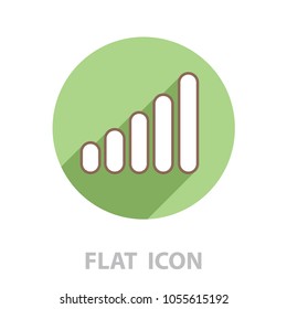 graph line icon. vector illustration