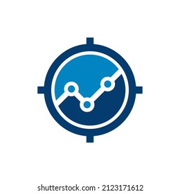 Graph Logo can be use for icon, sign, logo and etc