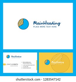 Graph Logo design with Tagline & Front and Back Busienss Card Template. Vector Creative Design