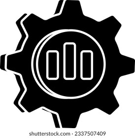 graph management flat icons design