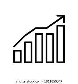 graph, marketing icon vector illustration