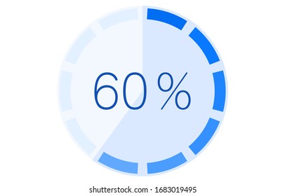 Graph with memory gauge, blue