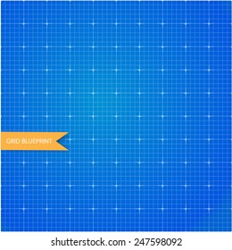 Graph and millimeter paper blueprint