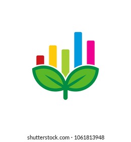 Graph Nature Logo Icon Design