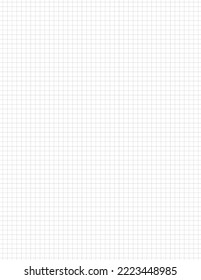 Graph notebook sheet , 8,5x11, light greed 0.02 in, bleed, vector background