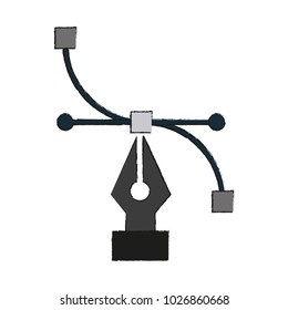graph on paper icon image