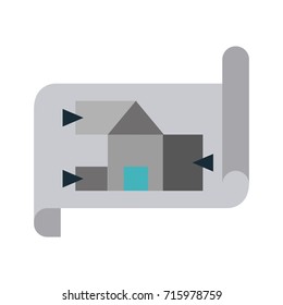 graph on paper icon image 