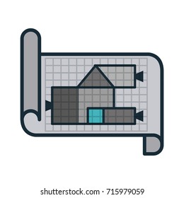 graph on paper icon image 