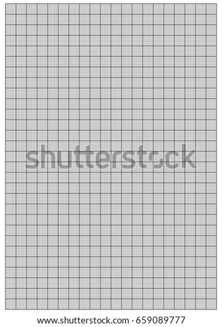 graph paper 1 mm square a 4 stock vector royalty free 659089777