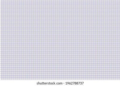 Graph paper. Abstract grid color squared background. Geometric plotting paper for school education, wallpaper, textures, notebook. Lined sheet blank. Vector seamless pattern.