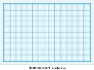 Graph Paper Background Design Flat. Blue Pattern Graph Illustration