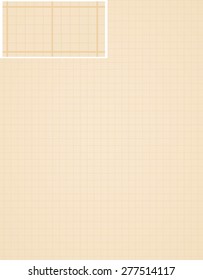 graph paper background with many small squares