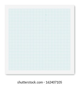 Graph paper background. vector.