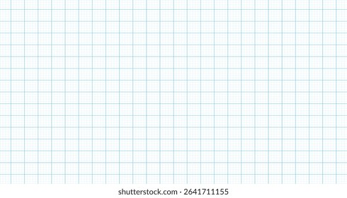 graph paper background white paper with blue grid vector