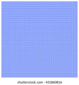 Graph paper background with white lines. Vector illustration.