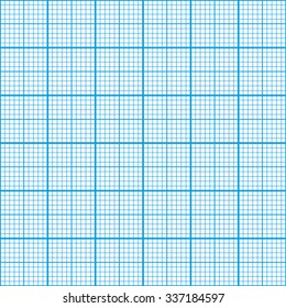 Graph paper cyan color, six centimeter seamless pattern