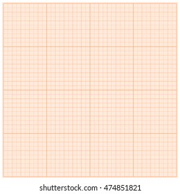 Graph paper for geometric calculations. For the background design works. Vector illustration