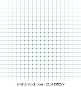 Graph paper, green lines with green dots on white background.